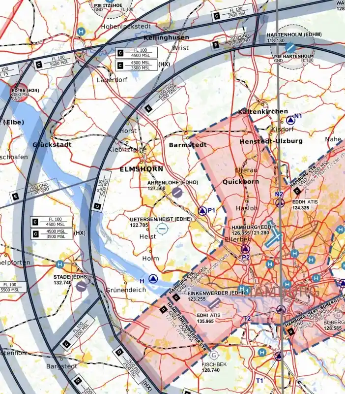 Mega-Angebot OFMA-Segelflugkarte ED-8 Hamburg 2025 Papier