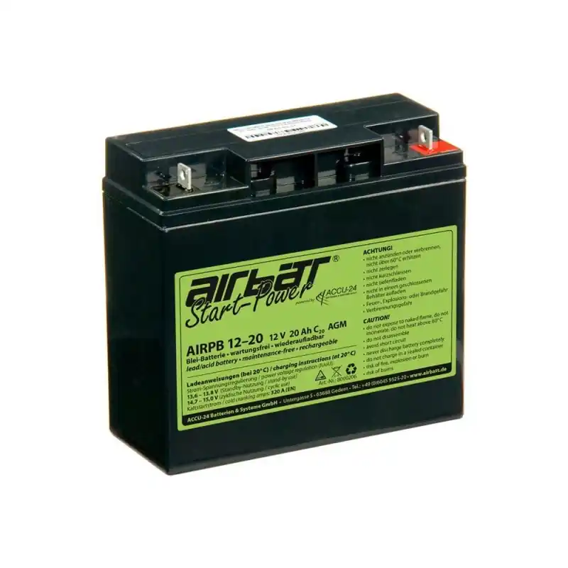 Motorbatterie AIRBATT Standard 12V 20Ah Preisreduziert