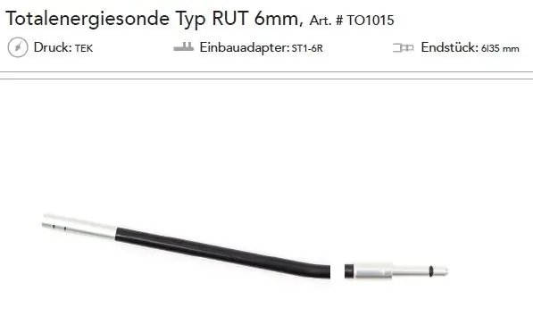 Expressversand Totalenergiesonde RUT/ST für Rumpfrücken