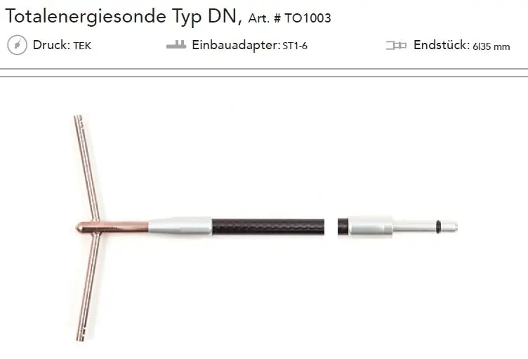 Totalenergiesonde DN/ST Neuheit