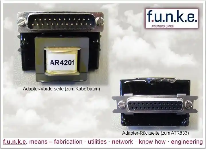 Adapter AR4201 auf ATR833 Neue Ware