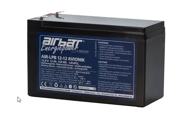 AIRBATT AIR-LPB 12-12 AVIONIK 12,8V 12Ah LiFePO4 Saisonangebot