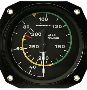 Top-Seller Staudruck-Fahrtmesser 80 mm inkl. Farbmarkierung
