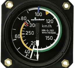 Expressversand Staudruck-Fahrtmesser 57 mm inkl. Farbmarkierung