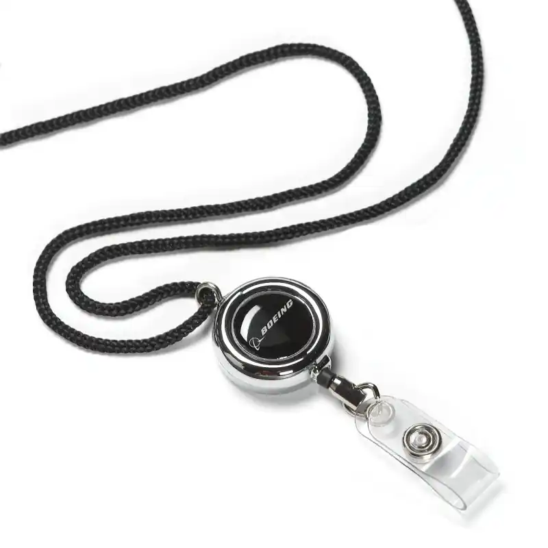 Boeing Chrome Lanyard black Knallerangebot