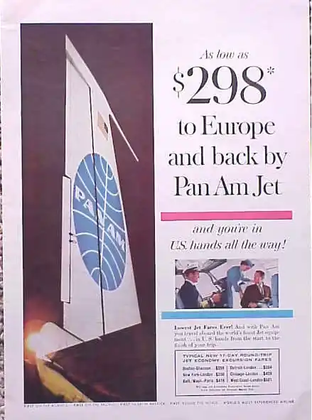 Preisknaller Pan Am 1966 Size M