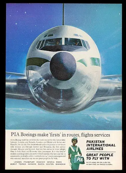 Jetzt Bestellen Pakistan Int. Airlines 1964