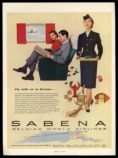 Aktuell Sabena 1956 Size L