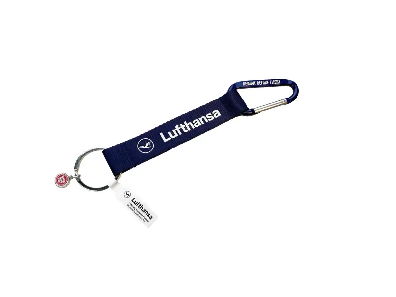 Kracherpreis RBF Lufthansa blue Karabiner