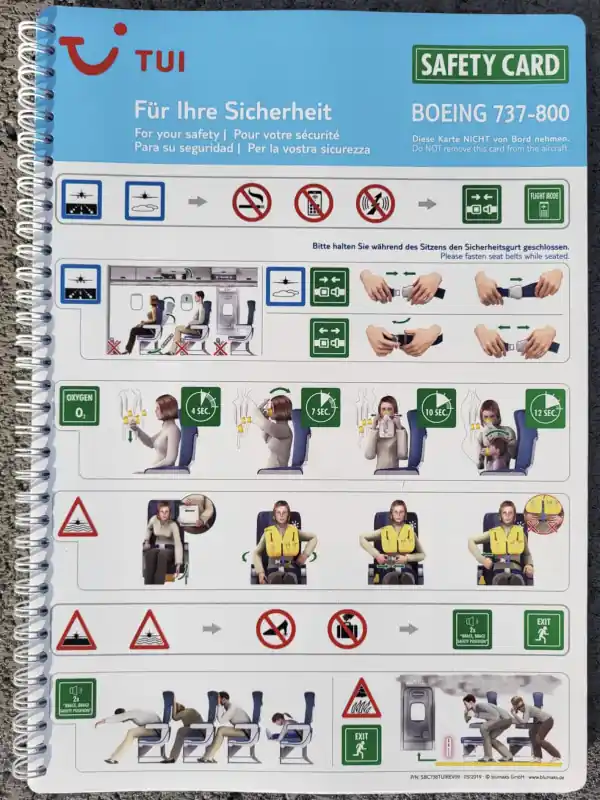Safety Card College Block Solange Der Vorrat Reicht
