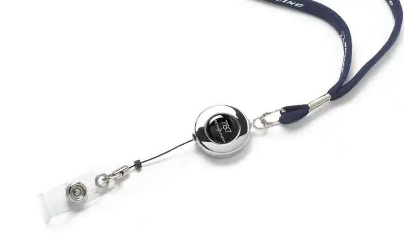 Zertifiziert Boeing 787 Lanyard Blue + Hülle