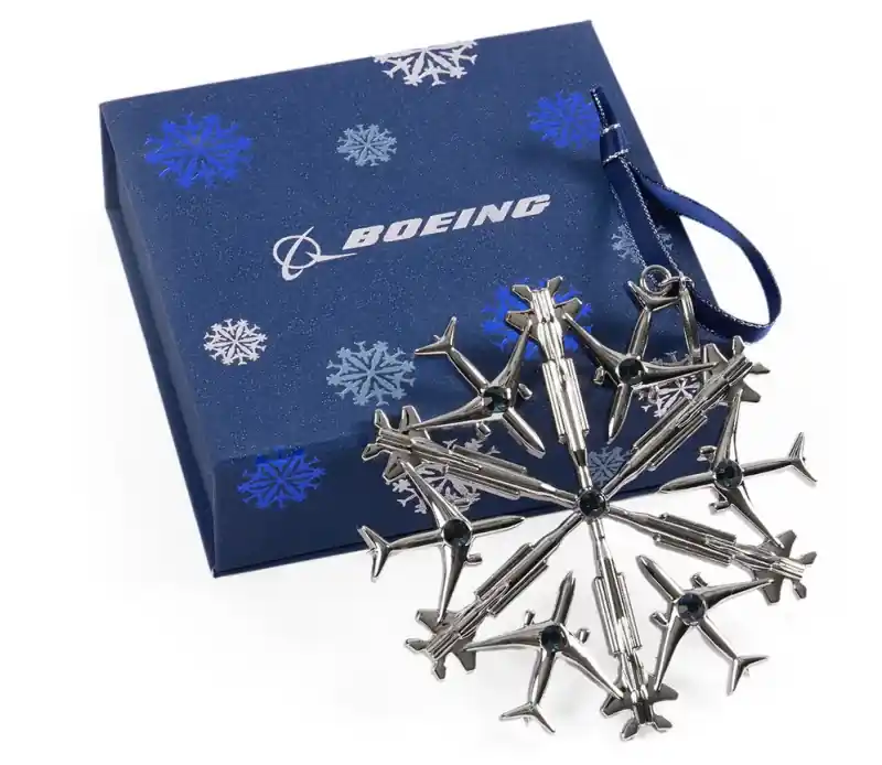 Boeing Snowflake Blue Box Expressversand