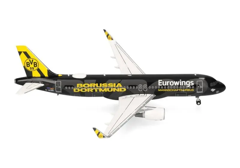 herpa 573764 Airbus A320 Eurowings BVB Mannschaftsairbus 2025 | WINGS 1:200 Kracherpreis