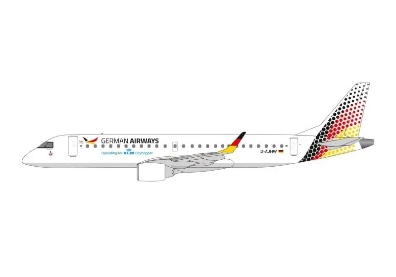 German Airways Embraer E190 – D-AJHW Versand Am Gleichen Tag
