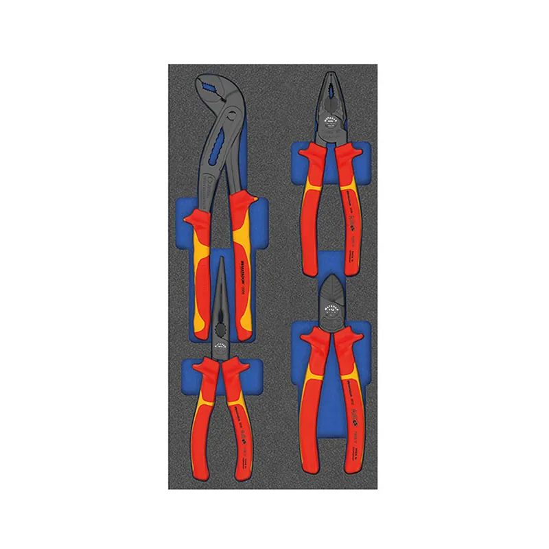 MTS Zangen VDE (gerade), 4-tlg., (1/3), MATADOR Art.-Code: 81641502 Flachrundzange 205 mm (gerade) Heißes Angebot