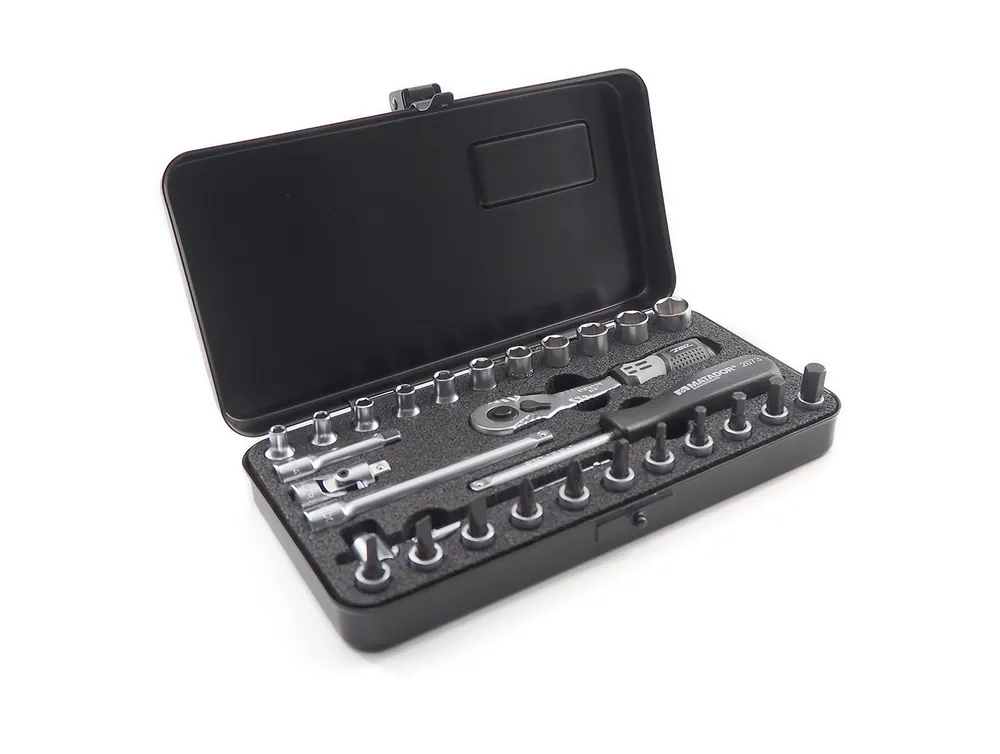 Neu Steckschlüssel-Satz M, 6-kt., 28-tlg., 6,3 mm (1/4"): 4-13 mm, MATADOR Art.-Code: 21359280 Metrisch (MM)