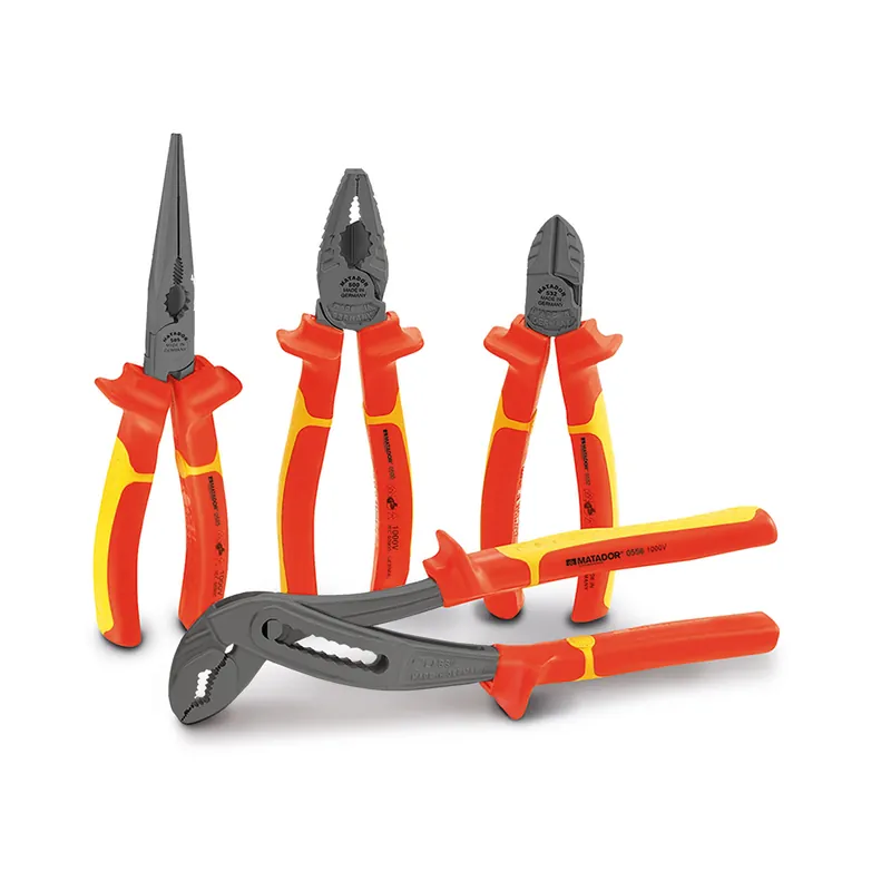 Top-Preis VDE Zangen-Satz, 4-tlg., MATADOR Art.-Code: 05011401 Flachrundzange 205 mm (gerade)
