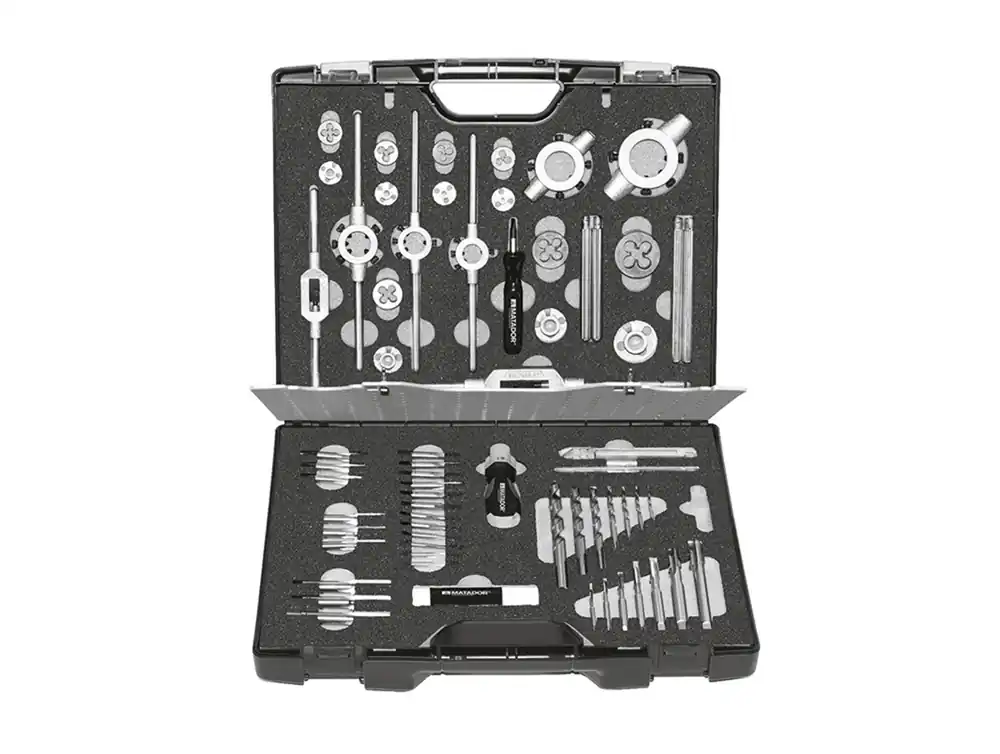 Geprüft Gewindewerkzeug-Satz PRO, 61-tlg., HSS-M3-M12, MATADOR Art.-Code: 07669610 HSS-R