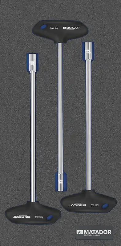 MTS 6-kt.-Steckschlüssel, 3-tlg., 9-11 mm (1/3), MATADOR Art.-Code: 81642671 9 - 10 - 11 mm Mega-Angebot