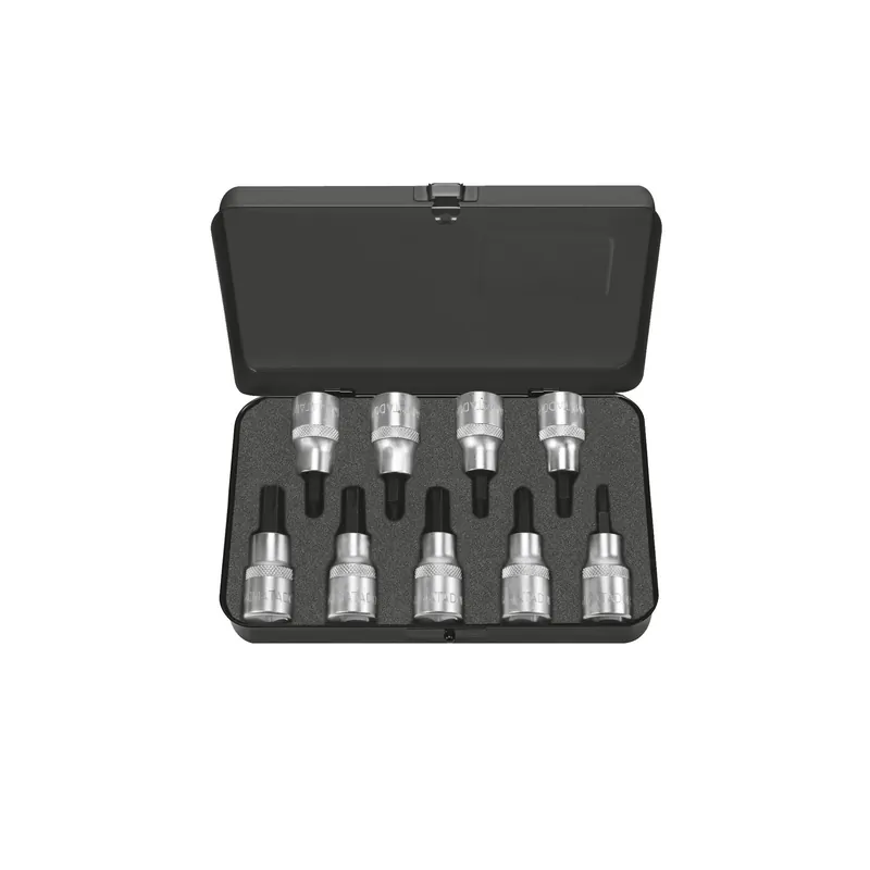 Satz Schraubendreher-Einsätze, 9-tlg., 12,5 mm (1/2"): TR 20-60x62 mm, MATADOR Art.-Code: 40939090 Heißes Angebot