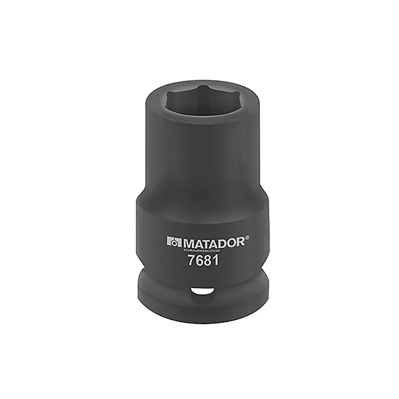 Kraft-Steckschlüssel-Einsatz, 6-kt., L, 25 mm (1"): 38x95 mm, MATADOR Art.-Code: 76810380 1" 38 mm L Sale