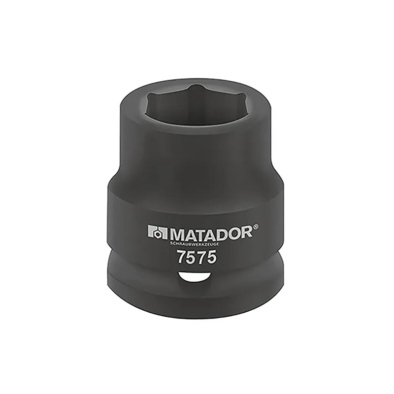 Kraft-Steckschlüssel-Einsatz, 6-kt., 20 mm (3/4"): 22 mm, MATADOR Art.-Code: 75750220 22 mm Finale Aktion