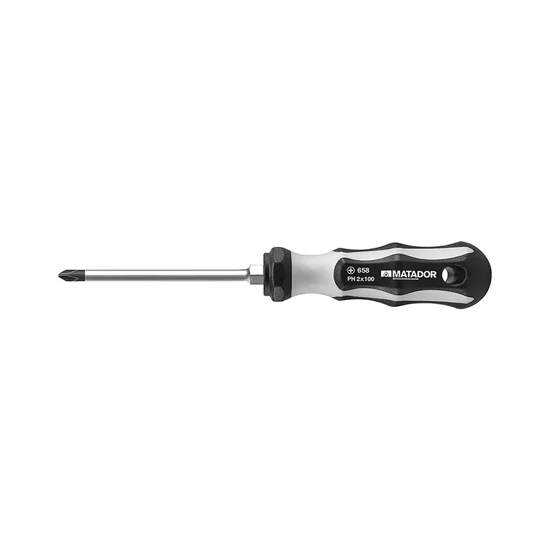 Must-Have Schraubendreher, 2K, 6-kt., Kreuzschl., PH 2x100 mm, MATADOR Art.-Code: 06580020 2 x 100 mm