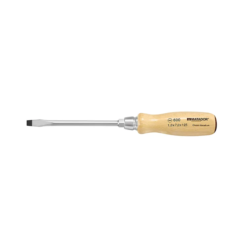 Top-Seller Holzheft-Schraubendreher, Schlitz, 0,8x4,5x90 mm, MATADOR Art.-Code: 06000845 0.8 x 4.5 x 90 mm