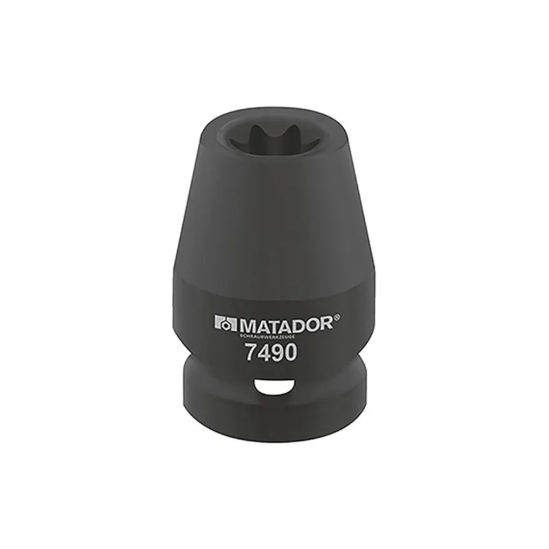 Rabatt Kraft-Steckschlüssel-Einsatz, TORX®, 12,5 mm (1/2"): E 12, MATADOR Art.-Code: 74900120 1/2" E 12