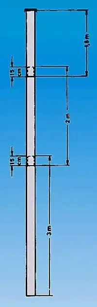 Windsack Mast, Länge 150 cm Solange Der Vorrat Reicht