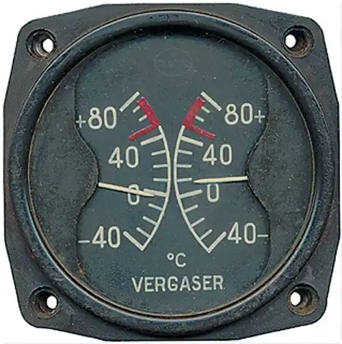 Vergasertemperaturanzeige, Dekoinstrument Schneller Versand
