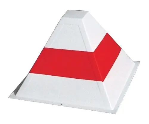 Günstig Pyramide, weiß/rot