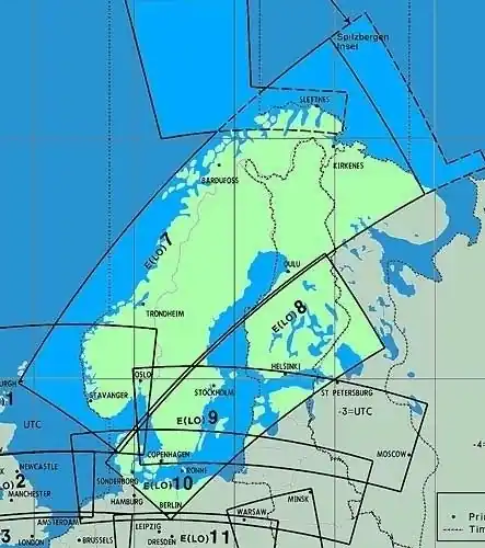 Enroute Chart E(LO)7/8 Skandinavien Kracherpreis