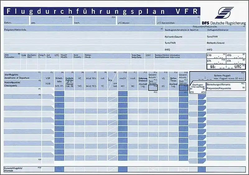 Flugdurchführungsplan VFR Knallerangebot