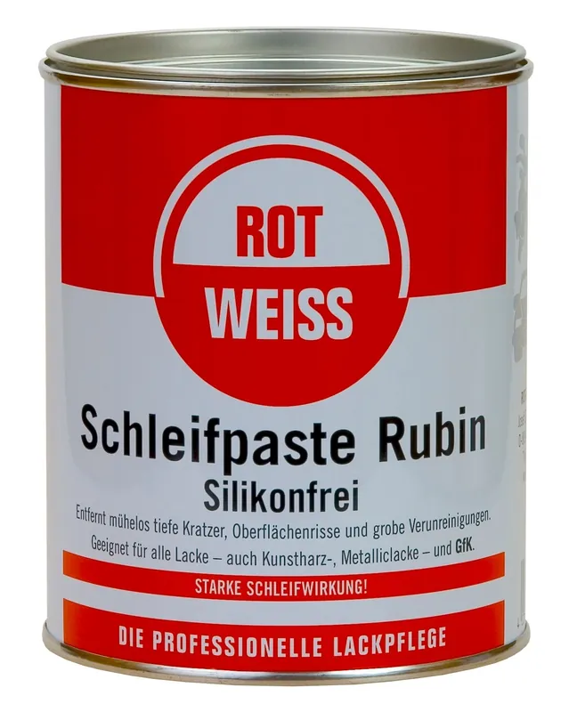 Mega-Angebot ROTWEISS Schleifpaste RUBIN 750 ml