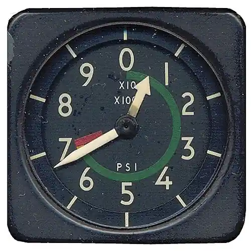 Geprüft Druckmesser, Dekoinstrument