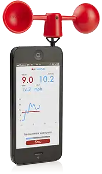 Smartphone und Tablet Windmesser Highlight