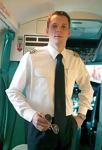 Herren-Pilotenhemd, COMFORT FIT, weiß, langer Arm 38 Abverkauf