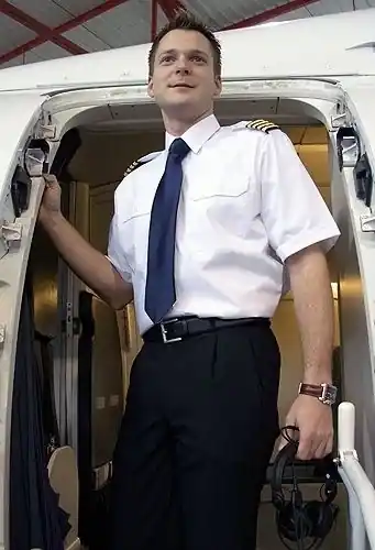 Herren-Pilotenhemd, COMFORT FIT, weiß, kurzer Arm 46 Expressversand