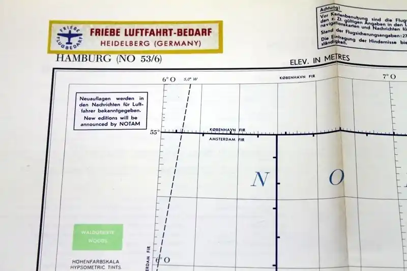 Historische Karte Hamburg 1966 Solange Der Vorrat Reicht