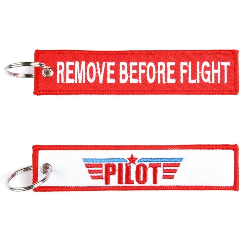 Schlüsselanhänger REMOVE BEFORE FLIGHT / PILOT Ausverkauf