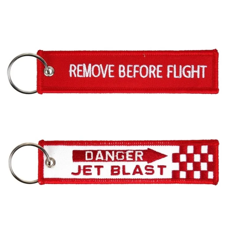 Schlüsselanhänger REMOVE BEFORE FLIGHT / JET BLAST Preisreduziert
