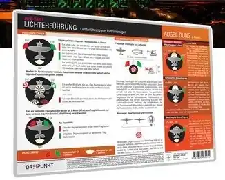 Markenprodukt Info-Tafel Lichterführung Luftfahrt