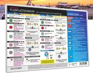 Sichere Zahlung Info-Tafel Flugplatzverkehr