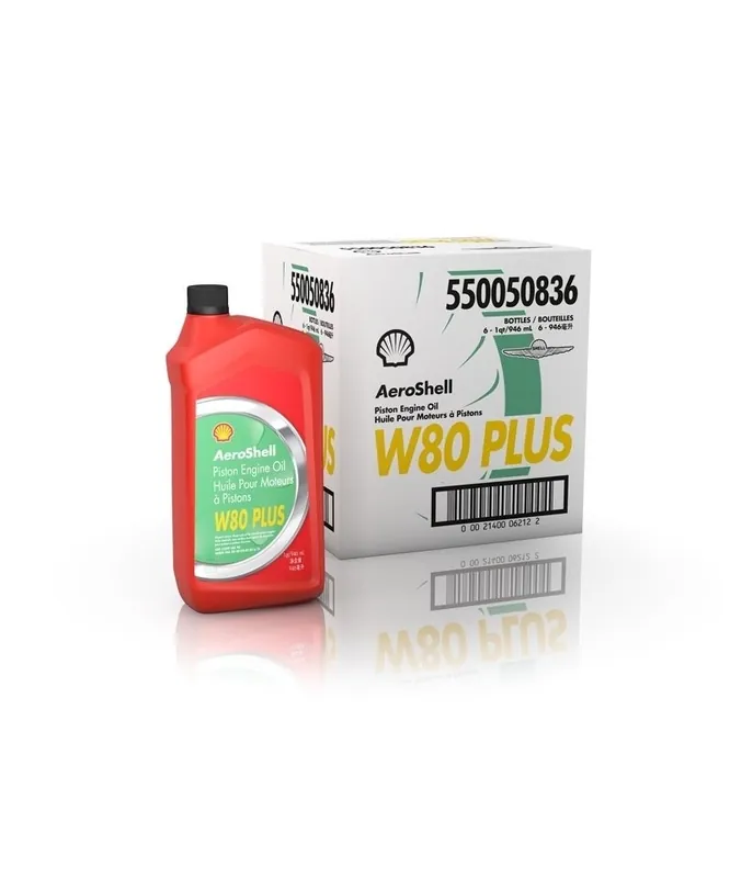 Solange Der Vorrat Reicht AeroShell Öl W80 Plus, Karton 6 x 1 US-Quart
