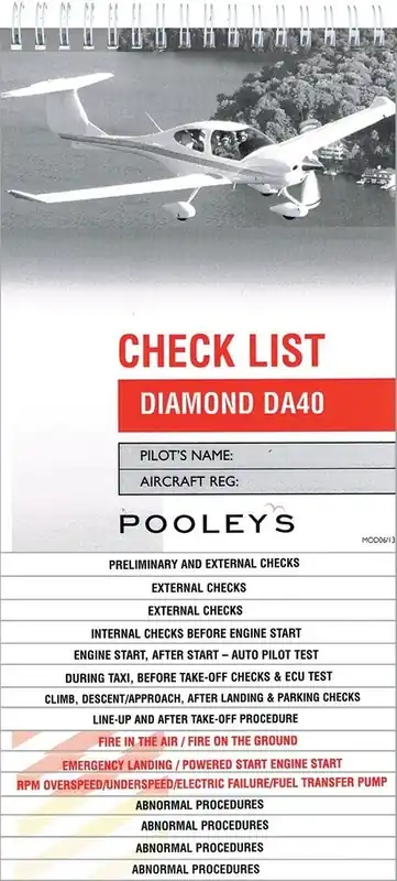 Checkliste DIAMOND DA40 Kracherpreis