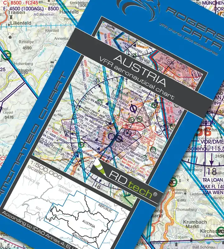 Heißes Angebot Rogers Data VFR Karte Österreich 2026