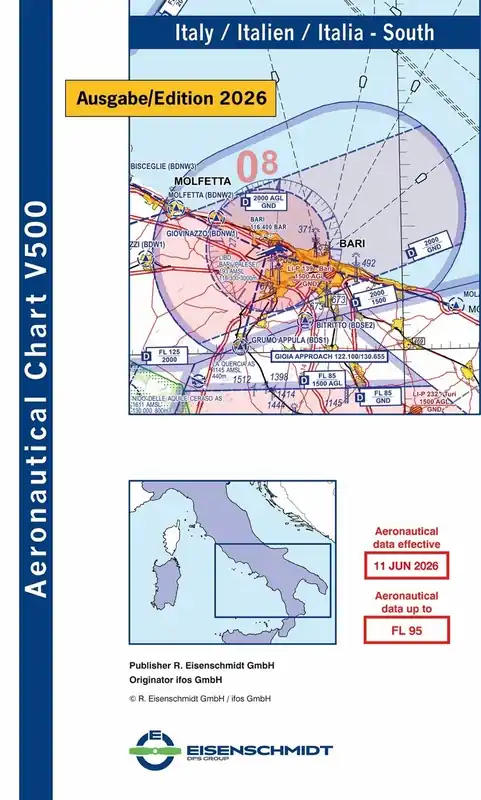 V500-Karte Italien Süd 2026 Schnäppchen
